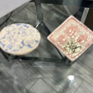 Ceramic vintage brooch